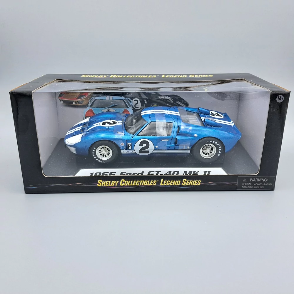 Ford GT40 MK II 1966 1:18 modell autó Shelby kollekció