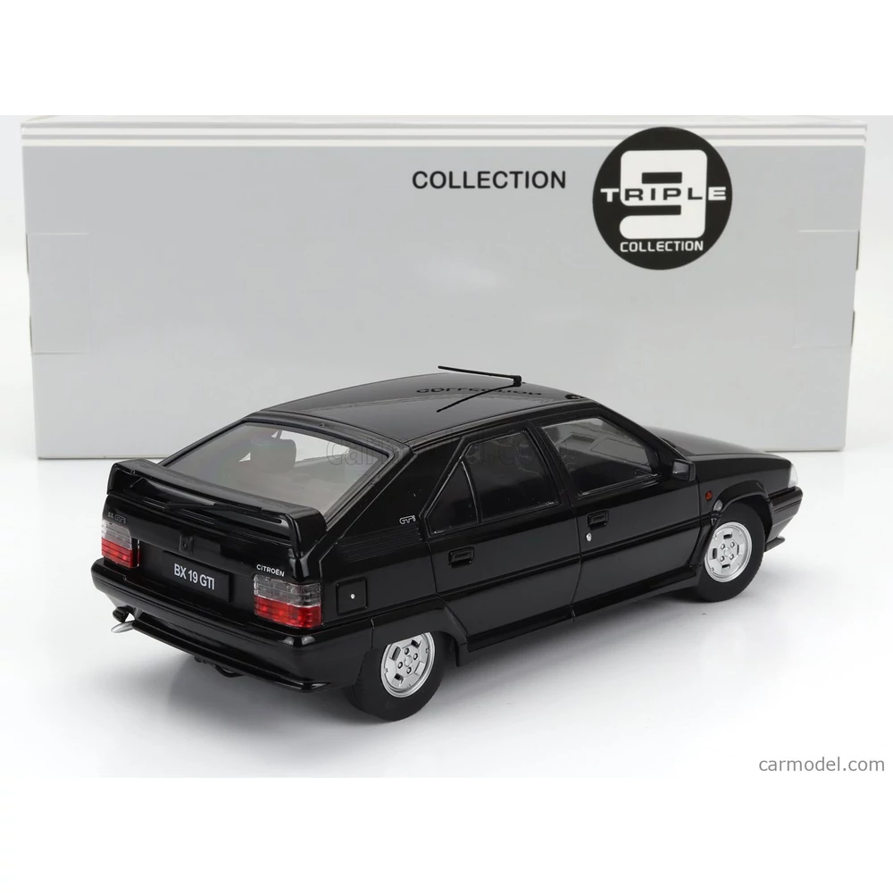 Citroen BX GTI 1990 1:18 Triple9 fekete - Játék és Ajándék