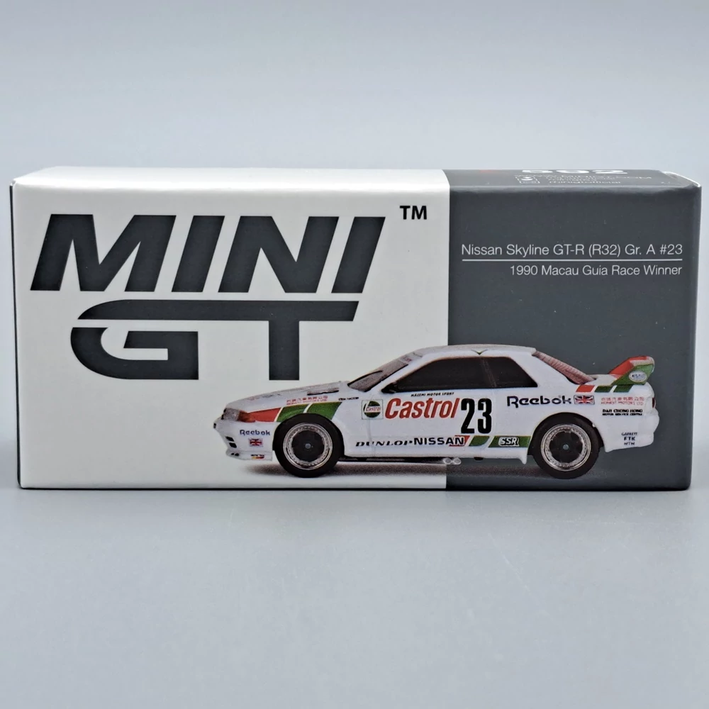 ミニカー MINI GT Nissan Skyline GT-R 32.34 Nissan Skyline GT-R R32 1:64 MiniGT 592 – gyűjtői modell