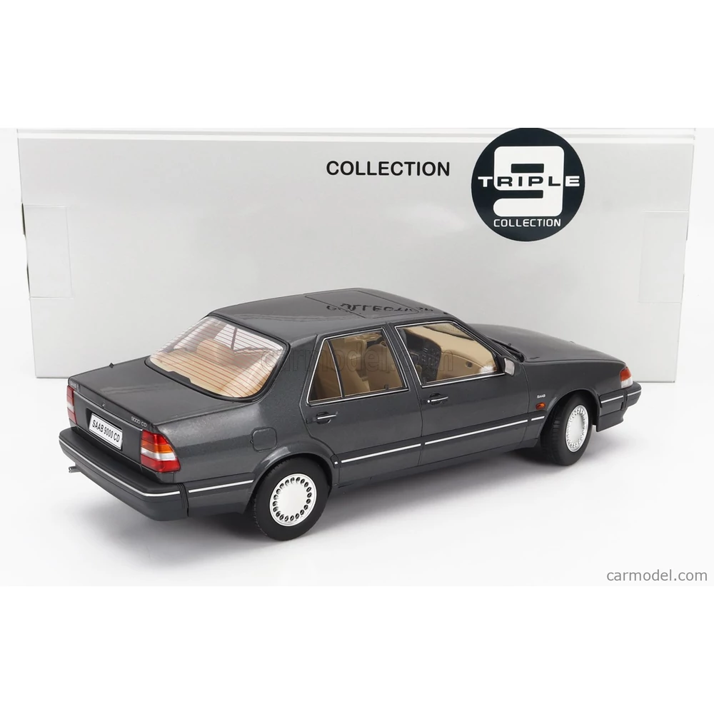Saab 9000 CD 1990 1:18 Triple9 szürke - Játék és Ajándék webáruház