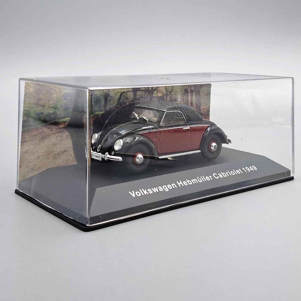 Volkswagen Hebmüller Cabriolet 1/18 KK-Scale VW Beetle Cabrio Hebmueller 1949 Red/Cream 1:18
