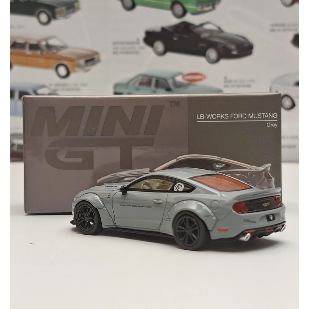 MINI GT LB-WORKS FORD MUSTANG グレー 470 MINI GT 1:64 LBWK Ford Mustang GT LB-Works Grey in box | eBay