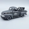 Ford F1 Pickup 1948+Harley WLA 1942 1:24 retró modellautó