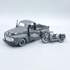 Ford F1 Pickup 1948+Harley WLA 1942 1:24 retró modellautó