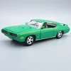 Pontiac GTO 1969 1:24 zöld Motor Max fém autó modell