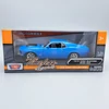  Ford Mustang Boss 429 1970 1:24 kék fém autó modell