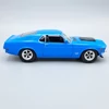  Ford Mustang Boss 429 1970 1:24 kék fém autó modell