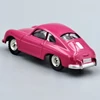 Porsche 356a coupe red-purple Dinky 555 fém retró kisautó