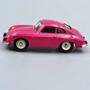 Porsche 356a coupe red-purple Dinky 555 fém retró kisautó