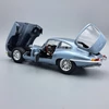 Jaguar E-Type Coupe 1961 1:18 Burago fém autó modell