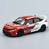 Honda Civic Type R 2023 1:64 Mini GT 686 fém autó modell