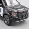 Ford F-150 Raptor 2022 Police Kinsmart fém játékautó
