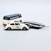 Volkswagen T1 Trailer And VW Beetle 1:64 autómodell