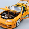 Toyota Supra 1:24 halálos iramban fém autó modell