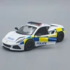 Lotus Emira Police Kinsmart fém autó modell és játékautó