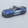 Ford Mustang 2024 Police Kinsmart kék autó modell