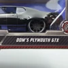 Plymouth GTX 1:24 Dom Halálos iramban fém autó modell Jada
