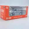 Land rover defender 110 1:36 szürke fém modellautó