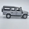 Land rover defender 110 1:36 szürke fém modellautó