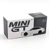 BMW M5 fehér 1:64 Mini GT modell 1092