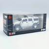 Hummer H2 SUV 1:32 Tayumo szürke fém autó modell