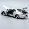Nissan GT-R34 1:32 Tayumo ezüst fém kisautó