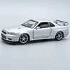 Nissan GT-R34 1:32 Tayumo ezüst fém kisautó
