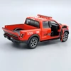 Ford F-150 Raptor 2022 Tűzoltó piros Kinsmart fém játékautó