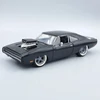 Dodge Charger R/T 1970 1:24 Dom fekete Fast&Furious fém retró modell autó