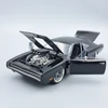 Dodge Charger R/T 1970 1:24 Dom fekete Fast&Furious fém retró modell autó