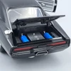 Dodge Charger R/T 1970 1:24 Dom fekete Fast&Furious fém retró modell autó