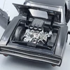 Dodge Charger R/T 1970 1:24 Dom fekete Fast&Furious fém retró modell autó