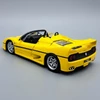 Ferrari F50 1995 1:24 Vitrinben sárga Bburago die cast