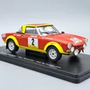 Fiat 124 Abarth #2 Rally 1974 1:24 fém modellautó