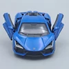 Lamborghini Revuelto Kinsmart kék játék autó