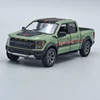 Ford F-150 Raptor mintás Zöld Kinsmart fém autó modell