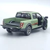 Ford F-150 Raptor mintás Zöld Kinsmart fém autó modell