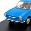 Fiat 850 Coupe 1965 1:24 retró autómodell kék
