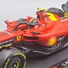 Ferrari SF-23 Bburago F1 autó #55 1:18 autó modell Carlos Sainz