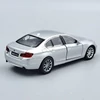 BMW 535i Welly modell autó ezüst fém autómodell