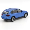 BMW X5 Welly modellautó kék fémautó