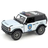 Ford Bronco 2022 rendőr Kinsmart modell autó