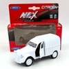 Citroen 2CV Furgon fehér Welly retró autómodell