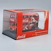 Routemaster bus Coca-cola Xmas retró autóbusz modell