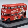 Routemaster bus Coca-cola Xmas retró autóbusz modell