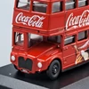 Routemaster bus Coca-cola Xmas retró autóbusz modell