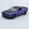 Dodge Challenger SRT Damon 2023 kék Kinsmart die cadt kisautó