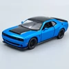 Dodge Challenger SRT Damon 2023 kék Kinsmart die cadt kisautó