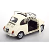 Fiat 500 F 1968 Custom 1:12 KKScale krém fémautó