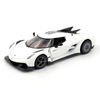 Koenigsegg Jesko Absolut Kinsmart fehér kisautó